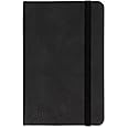 Silvine A6 Executive Soft Feel Notebook Black. 160 Pages (80 Sheets) Ruled 7mm feint. Ref 196BK