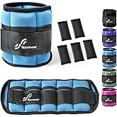 Sportneer Adjustable Ankle Weights for Men & Women 3 5 8 10 13 LBS Weighted Leg Strength Training for Yoga Aerobics Gym