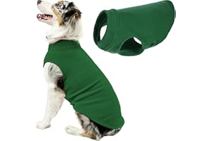 Gooby Stretch Fleece Vest Dog Sweater - Forest Green, 3X-Large - Warm Pullover Fleece Dog Jacket - Winter Dog Clothes for Small Dogs Boy - Dog Sweaters for Small Dogs to Dog Sweaters for Large Dogs