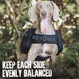 OneTigris Mammoth Dog Backpack 2.0 Version L Black 3L Pouches 17-23.5in view 5