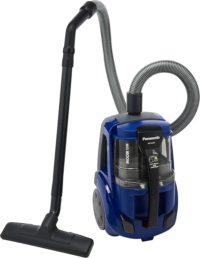 Panasonic MCCL561 Bagless Canister Vacuum Cleaner, HEPA Filter, 1600W
