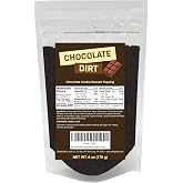Chocolate Cookie Crumbs Chocolate Graham Cracker Crumbs 6 Ounce | Chocolate Dirt Coffee Topping and Dessert Topping