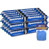 Tremco Spectrem 2 Neutral Cure Silicone Sealant &ndash; 20 oz, Medium Modulus Joint Sealant &ndash; AWF PRO Gloves Included &ndash; Bronze, Pack of 15