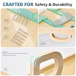 BlueWood 10-in-1 Pikler Triangle Set, Toddler