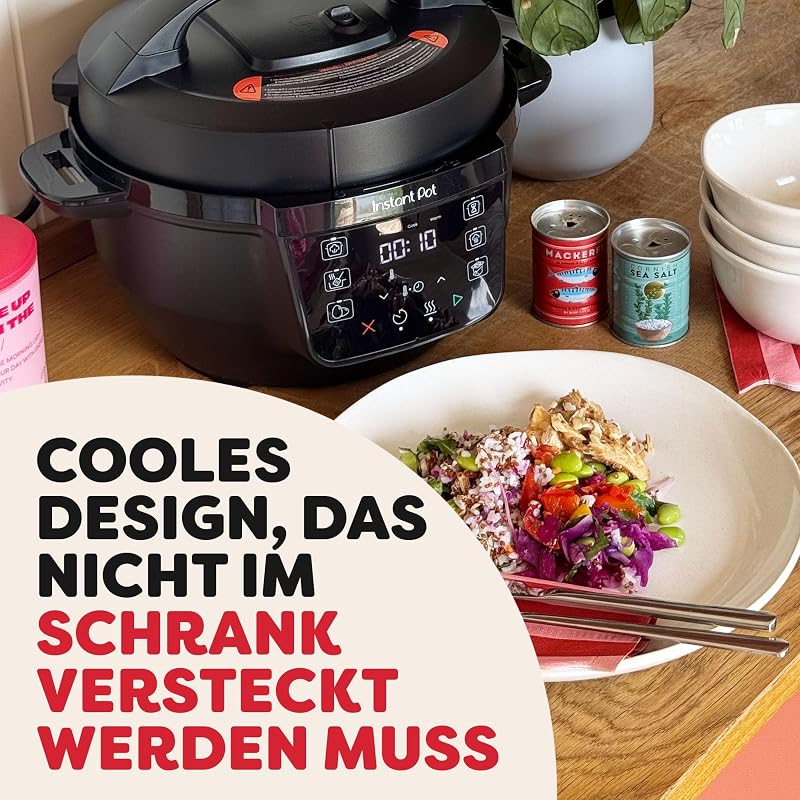 3,8 l Elektrischer Multikocher, 7-in-1 Schongarer & Reiskocher