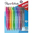 Paper Mate InkJoy 100RT Retractable Ballpoint Pens, Medium Point (1.0mm), Assorted, 20 Count