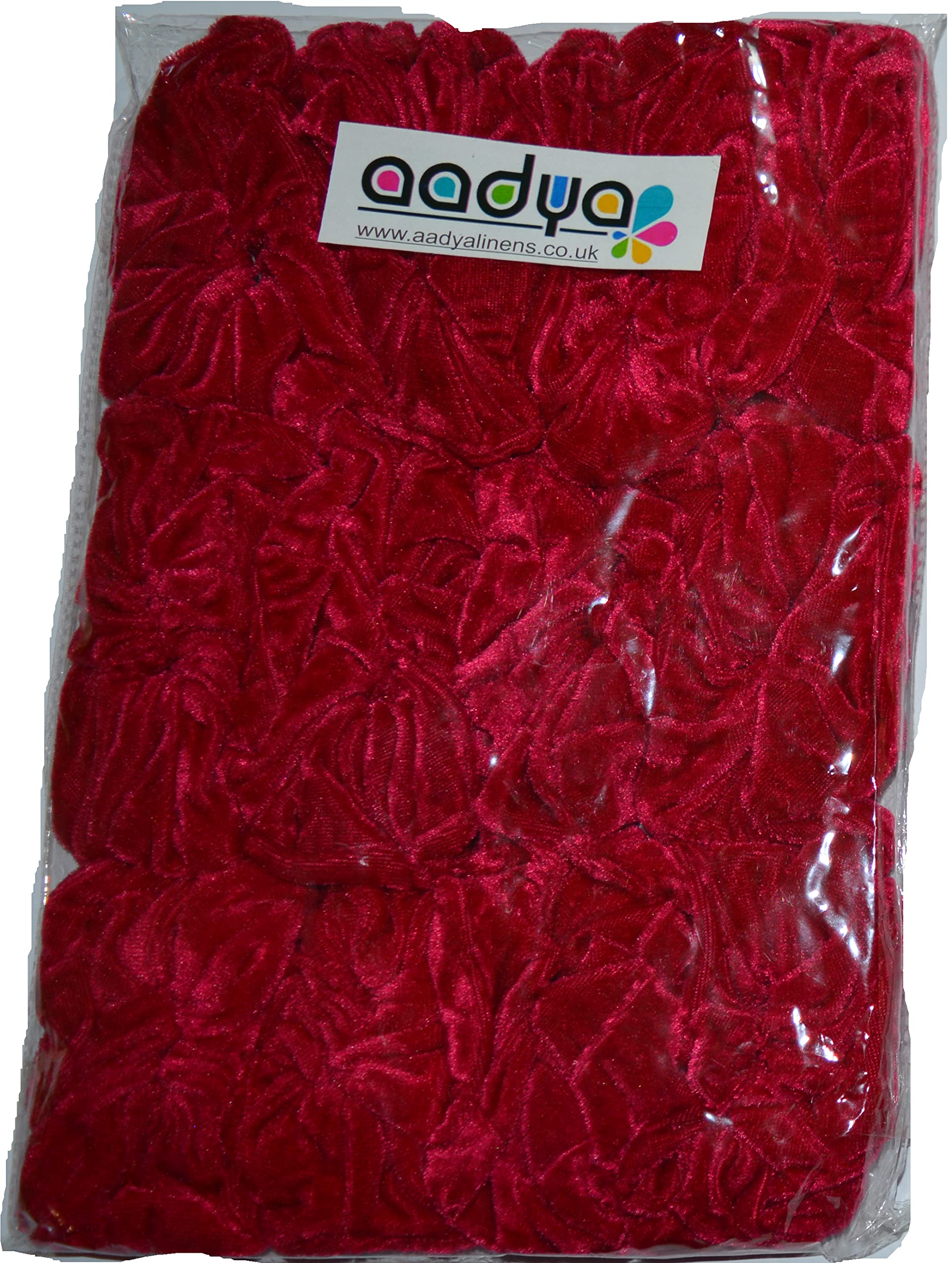 Aadya® 12 Velvet Hair Scrunchies Elastic Scrunchy Hair Bobbles Hair Band. (Pink)