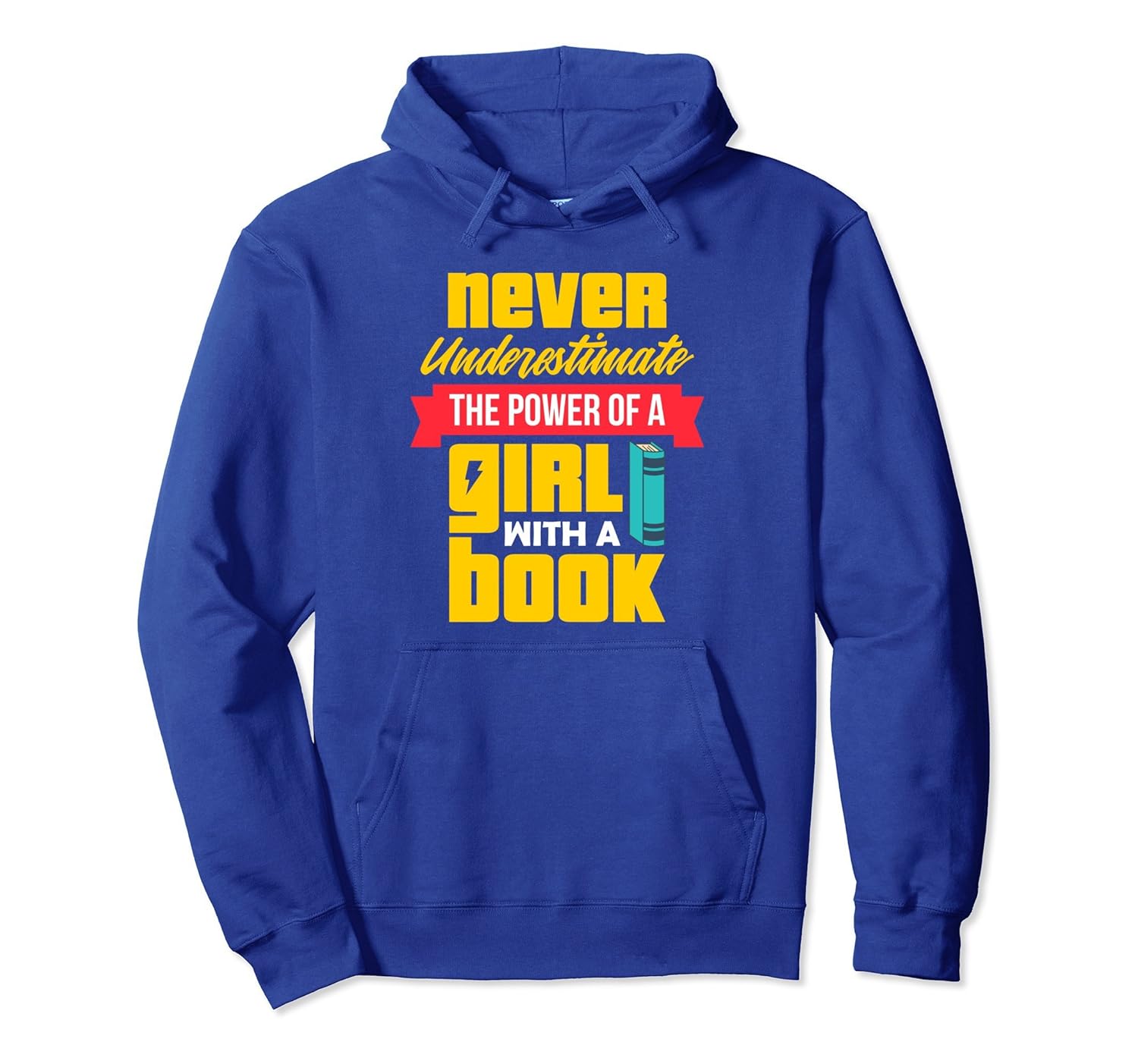 Power Of A Girl With A Book Pullover Hoodie Reading Shirt- TPT