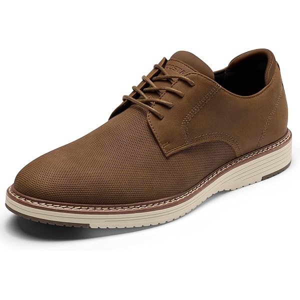 Amazon.com | Tommy Hilfiger Men's Casual Derby, Brown Desert Khaki, 8 |  Oxfords