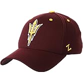 ZHATS NCAA Mens Stretch Fitted Hat Team Color