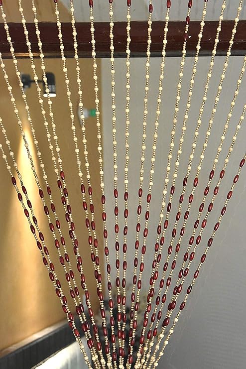 Buy Home Desirica Sparkling String Acrylic Crystal Beaded Pearl