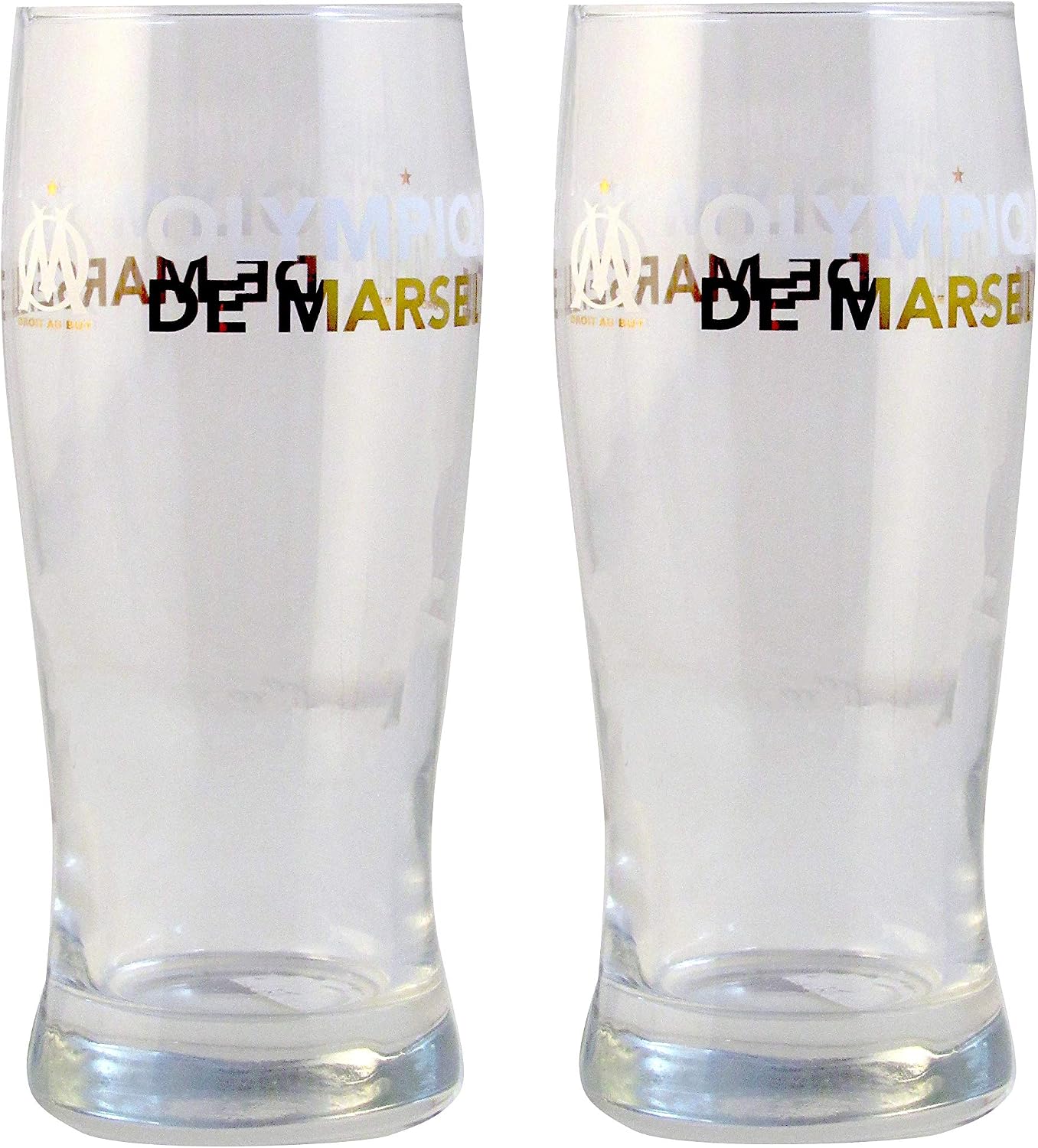 Set De 2 Verres à Bière PSG - Collection Officielle Paris Saint-Germain