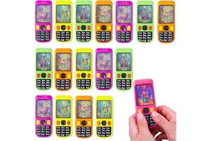 Winbar Handheld Water Game, 16 Pack Colorful Handheld Phone Game Water Ring Toss Handheld Game Goodie Bags Stuffers Return Gifts for Kids Birthday Classroom Prize Box Back to School Gift