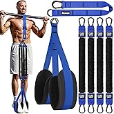 Ayombo Pull Up Assistance Bands, Resistance Bands for Pull Up Bar Workout, Adjustable Heavy Duty Pull Up Assist Equipment with 4 Assistance Bands, Home Gym Fitness Exercise Strength Training