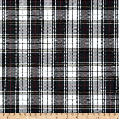polyester tartan fabric by the yard