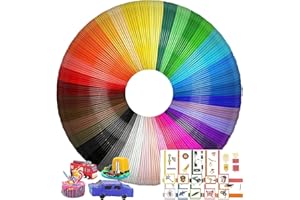 3D Pen Filament Refills, 4 Bright Colors 3D Pen Filament Refills, 3D Doodler Pen Refills withHigh-Precision Diameter No Clog 