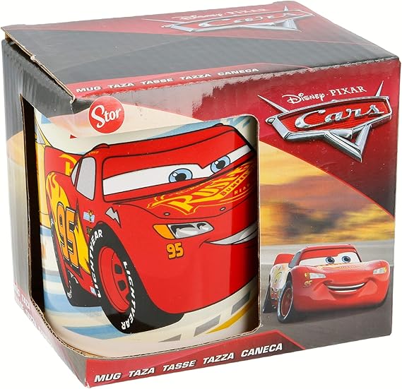 Stor Taza Ceramica 325 ML con Caja | Cars Nitro: Amazon.es: Hogar