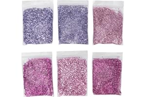Crushed Glass Irregular Metallic Chips DIY Glitter Shiny Resin Mold Filler Decoration for Nail Art Resin Crafts Vase Fillers 