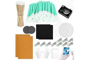 320 PCS Card Cleaning Kit, Card Flattening Kit for TCG Collectors,Trading Card Flattening Tool Accessory Kit with 40X Magnifying Glass, Sports Card Cleaning and Polishing Restoration Kit-Coldairsoap