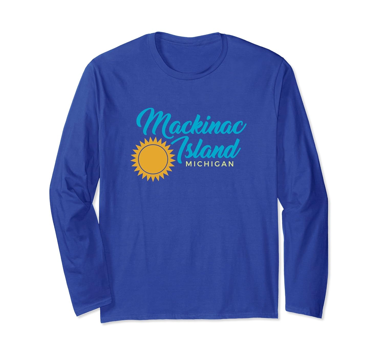 Mackinac Island Souvenir Long Sleeve T-Shirt-anz