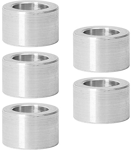 KARZO - 10 stuks aluminium pakkers hoefijzer U shims metalen spacers 50mm x 50mm met