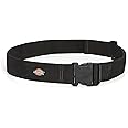 Dickies Heavy-Duty Work Belt, Holds Most Pouches, Clips, and Tool Holders for Woodworkers and Contractors, 2-Inch Web, Adjustable