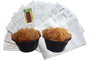 SIX Brewing Bags (2) Portion Cups Live Florida Sun Kefir LARGE HEALTHY Water Kefir Grains (Tibicos) Natural Probiotics