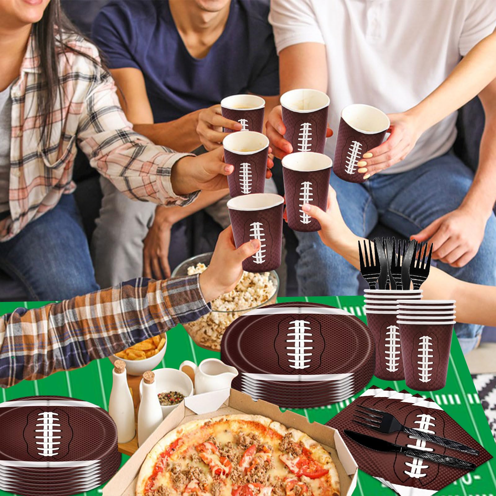 Football Party Tableware Set