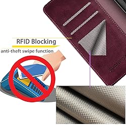 SUANPOT for Samsung S20 FE Leather Wallet case with