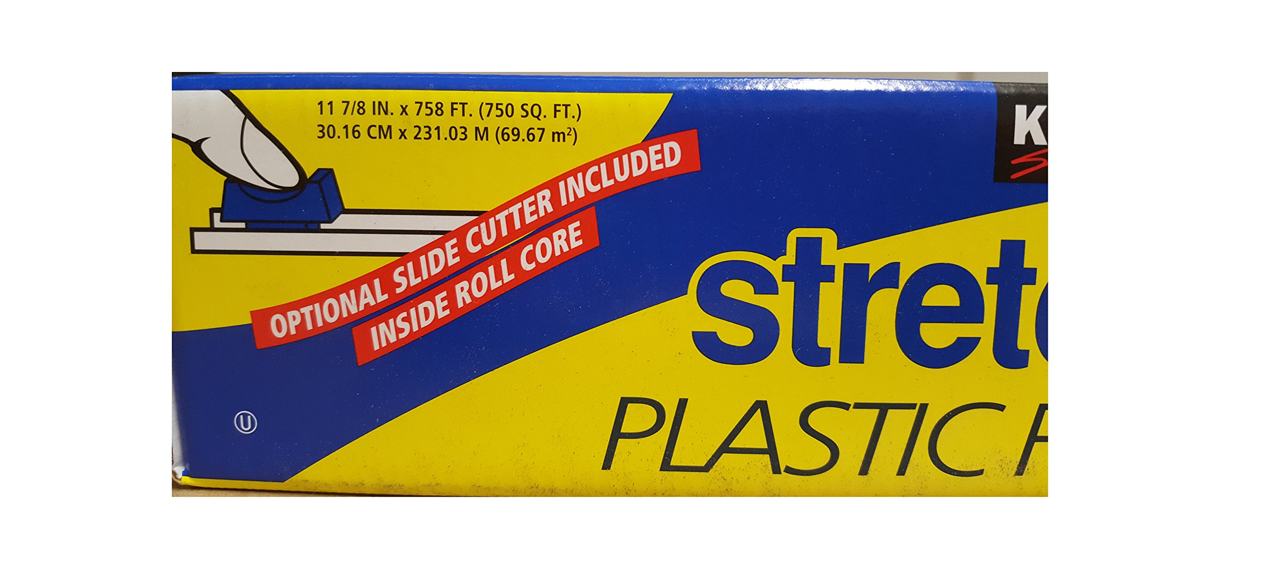 Kirkland Signature Stretch Tite Plastic Food Wrap 11 7/8 Inch X 750 SQ