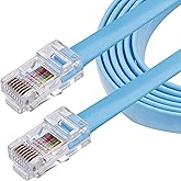 StarTech.com Cisco Console Rollover Cable - RJ45 Ethernet - Network cable - RJ-45 (M) to RJ-45 (M) - 6 ft - molded, flat - bl