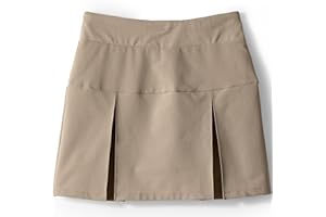 Lands' End School Uniform Girls Performance Pleated Skort Above The Knee
