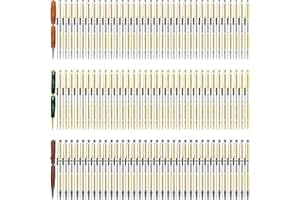 Lothee 102 Pcs 7mm Pen Making Kits for Woodturning Slimline Pen Bulk Twist Kit with Refill Lathe Turning Supplies for Making Office DIY Friend Teacher Gift (Classic Color)