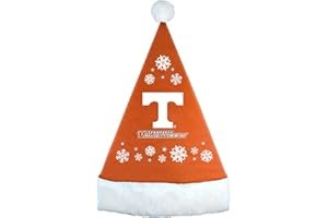 Topperscot by Boelter Brands NCAA Full Embroidered Snowflake Santa Hat