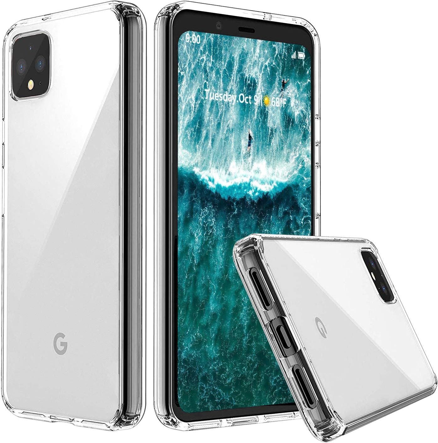 abitku Case for iPhone 11 Pro, Clear TPU Necklace Mobile Phone Cover Holder with Neck Cord Lanyard Strap for Apple iPhone 11 Pro 5.8'' 2019 (Light Gray)