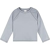 Gerber Unisex Baby Toddler UPF 50+ Long Sleeve Rashguard Swim Shirt