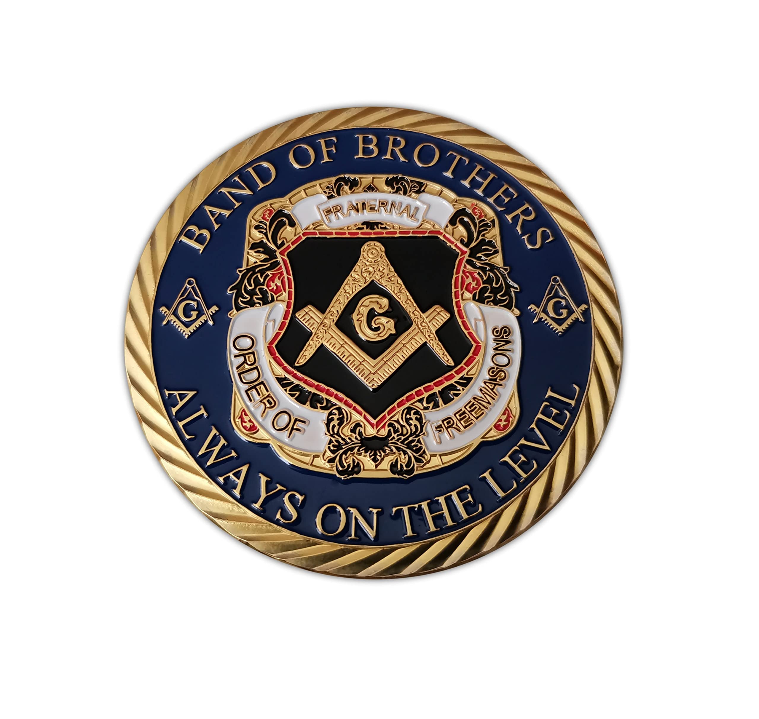 Eillwin Freemason Brotherhood Special Big 45mm diameter Rare Collectible & Commemorative Symbol Souvenir New Coin