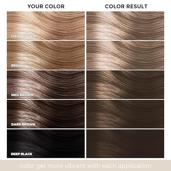 LUXECOLORS HAIR DYE SHAMPOO FOR GRAY COVERAGE 3 IN 1 HAIR COLOR SHAMPOO NATURAL 16.9 FL OZ FOR WOMEN & MEN (LIGHT BROWN)