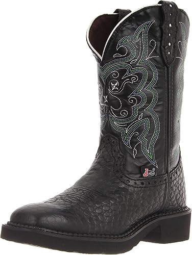 womens black justin boots