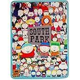 South Park Characters Raschel Throw Blanket | Soft Polyester Cover For Sofa, Bed | 45 x 60 Inches
