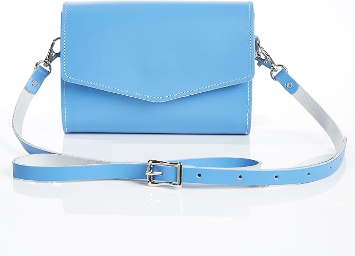 cornflower blue clutch bag