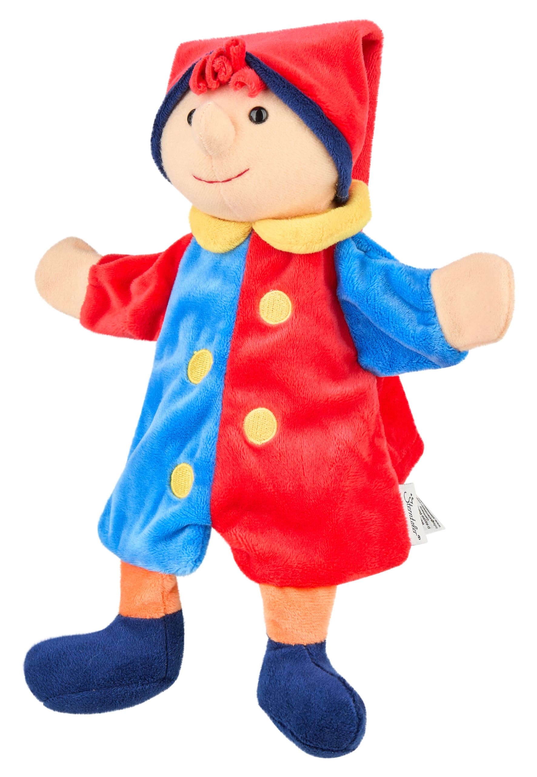 Sterntaler Hand Puppet Punch, 30 x 26 x 10 cm, Blue/Red