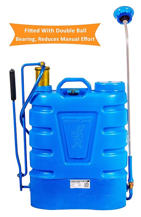 Neptune Hand Operated/Manual Knapsack/Backpack Agricultural/Garden Sprayer -16 Liter (Hariyali-12)