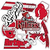 Desert Cactus Rutgers Sticker State University of New Jersey RTX Vinyl Decals Laptop Water Bottle Car Type 2 (T2 Vintage 1)