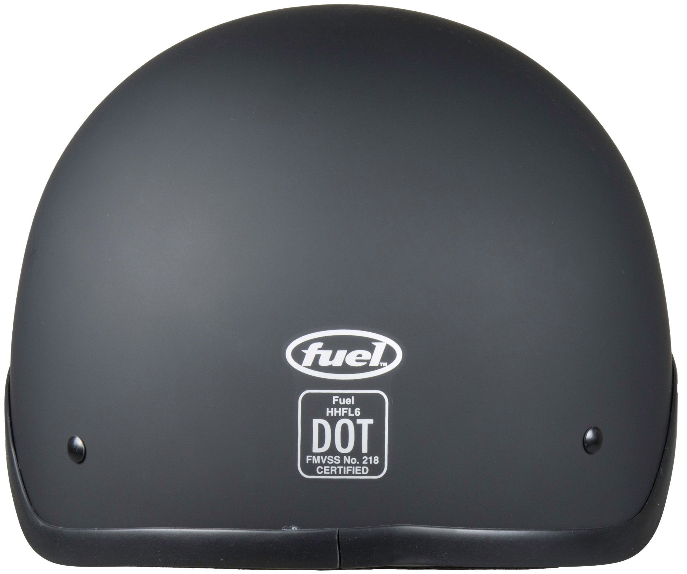 Fuel Helmets SHHHFL65 HH Series Half Helmet, Flat Black, Medium Pricepulse