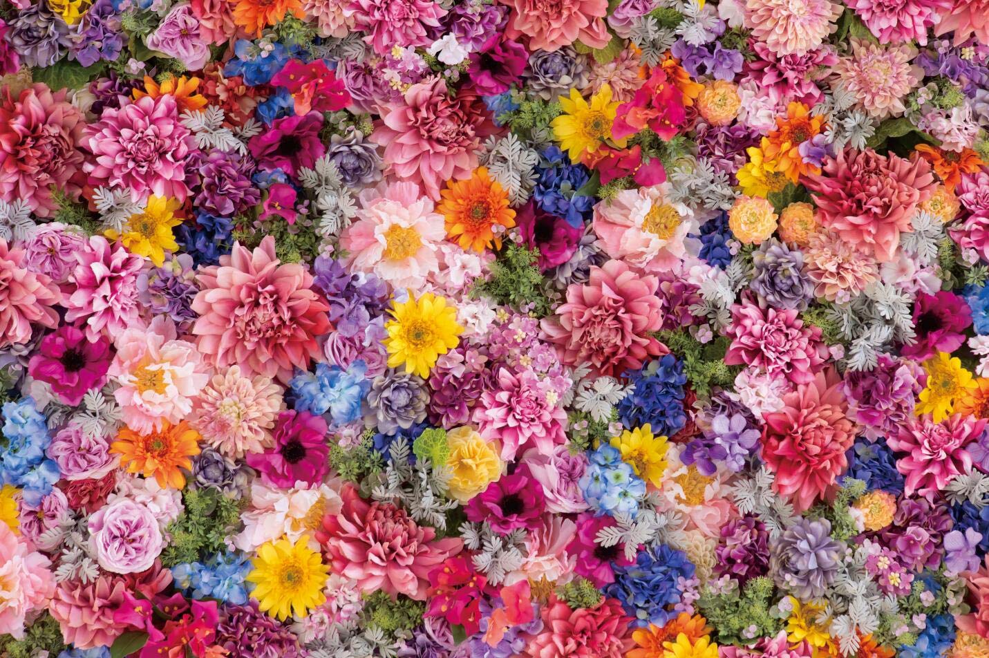 Ingooood- Jigsaw Puzzle 1000 Pieces- Tranquil Series- Flower_IG-0439 Entertainment Wooden Puzzles Toys