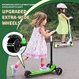 besrey Kids Scooter Big Wheels Foldable Kick Scooter 3 Wheel Lean to Steer view 6