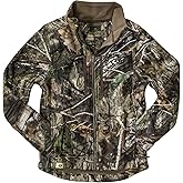 Mossy Oak boys Camo Youth Hunting Jacket Sherpa Fleece