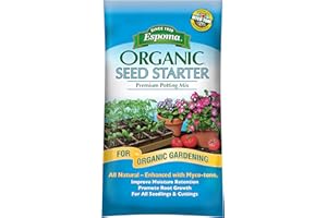 Espoma Organic Seed Starter Premium Potting Soil Mix - All Natural & Organic Seed Starting Mix with Mycorrhizae. For Organic Gardening, 16 qt, bag - Pack of One