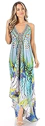 Sakkas 1817 - Lizi Womens Maxi High-Low Halter